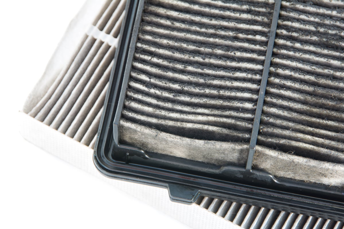 change dirty air filter